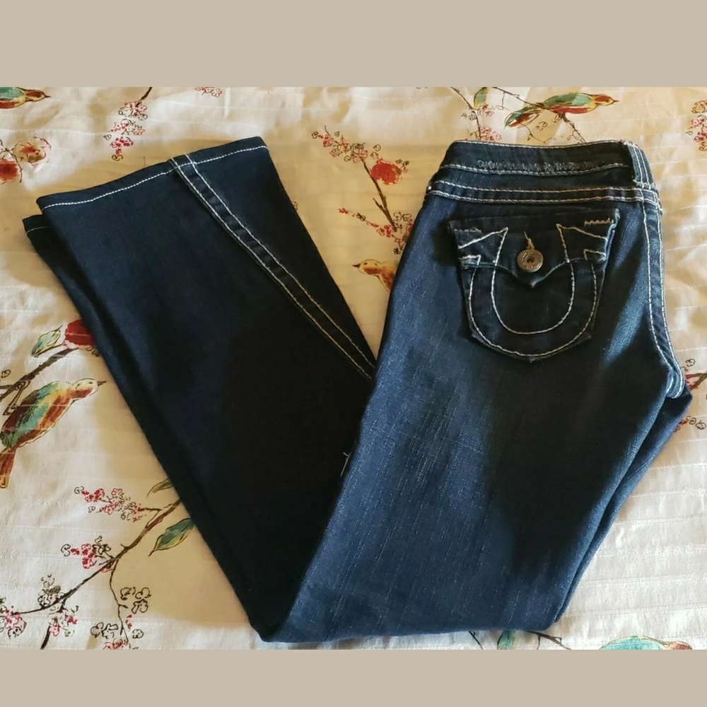 Womens True Religion Jeans Joey Flare Size 26
